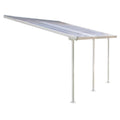 Palram - Canopia | 13 ft Wide Feria Patio Cover - White Clear - HG9214