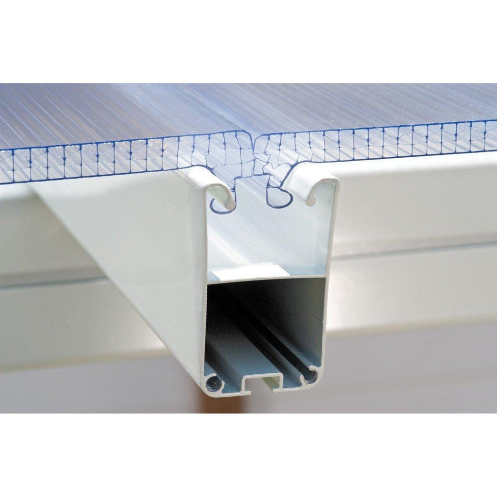 Palram - Canopia | 13 ft Wide Feria Patio Cover - White Clear - HG9214