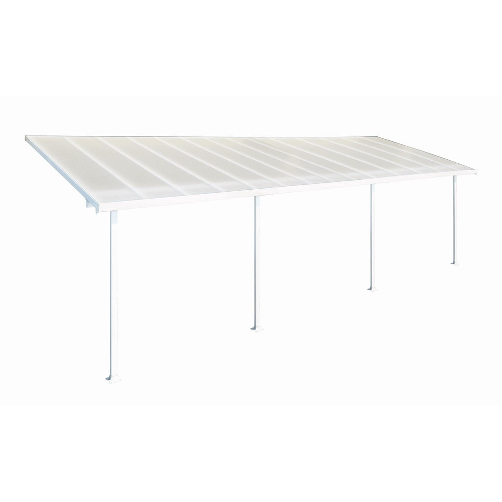 Palram - Canopia | 10 ft Wide Feria Patio Cover - White White - HG9310