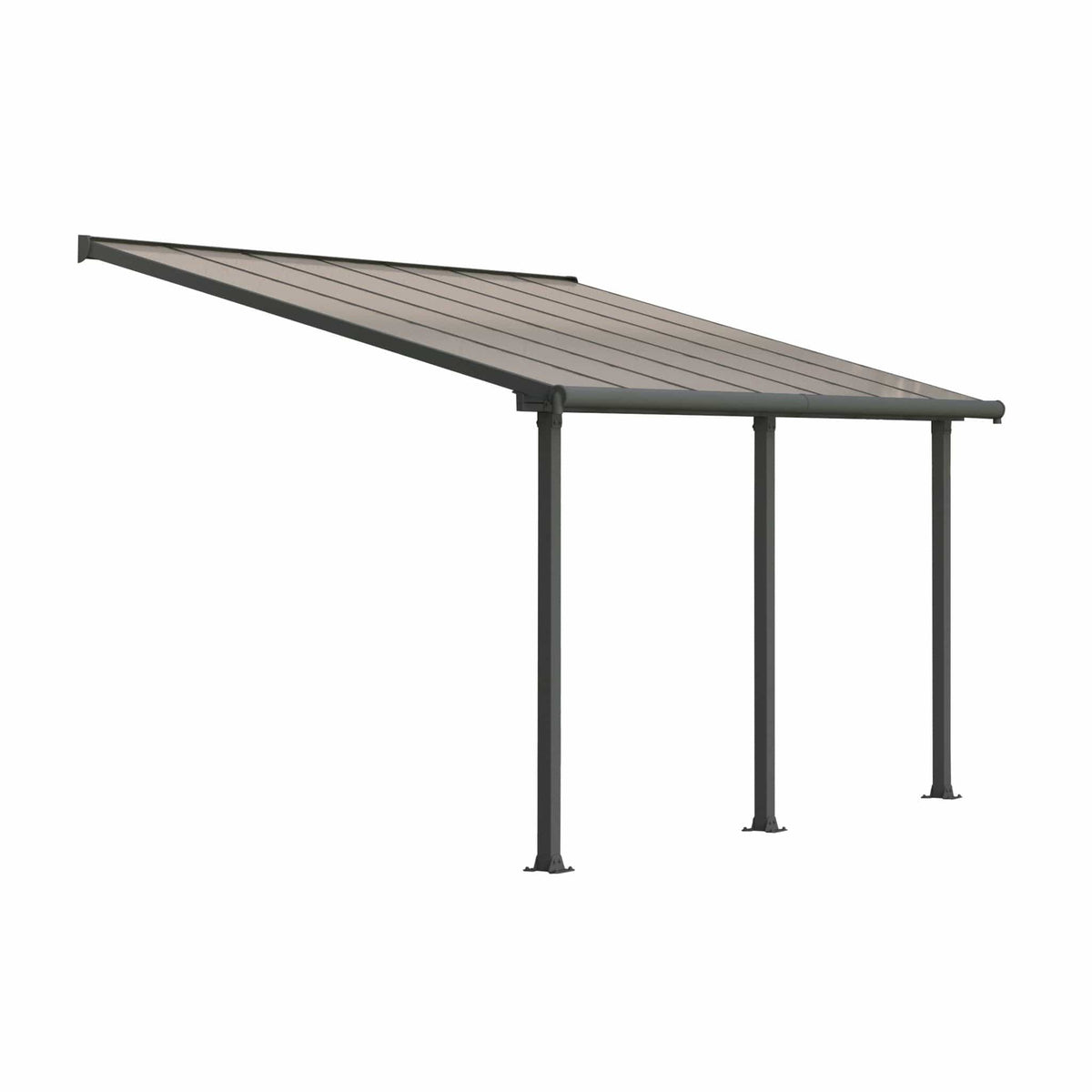 Palram - Canopia | Olympia Patio Cover - Gray - HG8810
