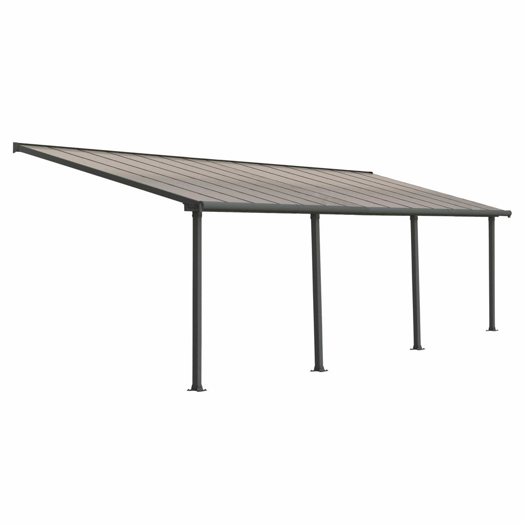 Palram - Canopia | Olympia Patio Cover - Gray - HG8810