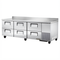 True Mfg. - General Foodservice TWT-93D-6-HC Worktop Refrigerators - TWT-93D-6-HC