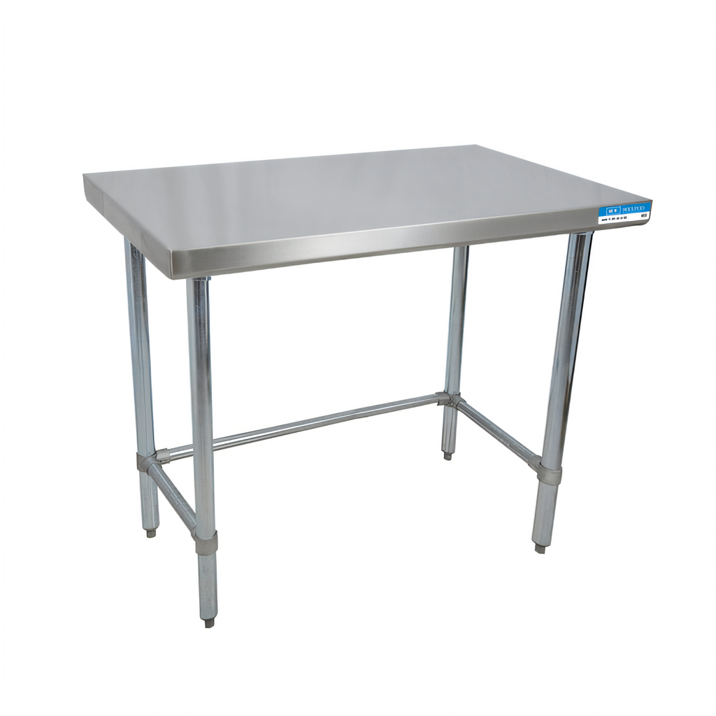 BK Resources CVTOB-4830 Stainless Steel Prep Tables - CVTOB-4830