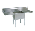 BK Resources BKS-1-24-14-24T Compartment Sinks - BKS-1-24-14-24T