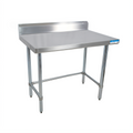 BK Resources SVTR5OB-9630 Stainless Steel Prep Tables - SVTR5OB-9630