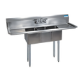 BK Resources BKS-3-1220-12-12T Compartment Sinks - BKS-3-1220-12-12T