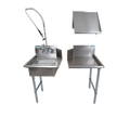 BK Resources BKDTK-72-L-G Compartment Sinks - BKDTK-72-L-G