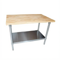 BK Resources MFTG-4830 Stainless Steel Prep Tables - MFTG-4830