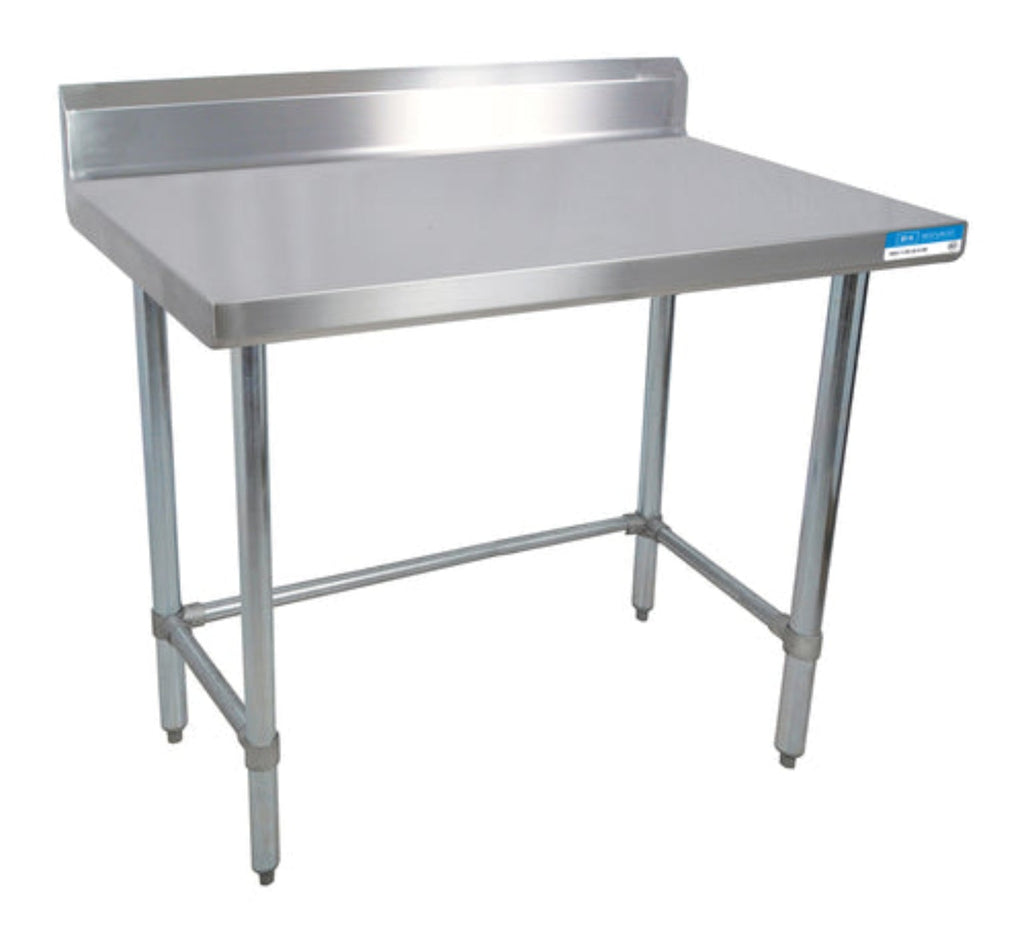 BK Resources QVTR5OB-6030 Stainless Steel Prep Tables
