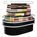 Turbo Air TIOM-20RSRB-N Countertop Refrigerated Display Cases - TIOM-20RSRB-N