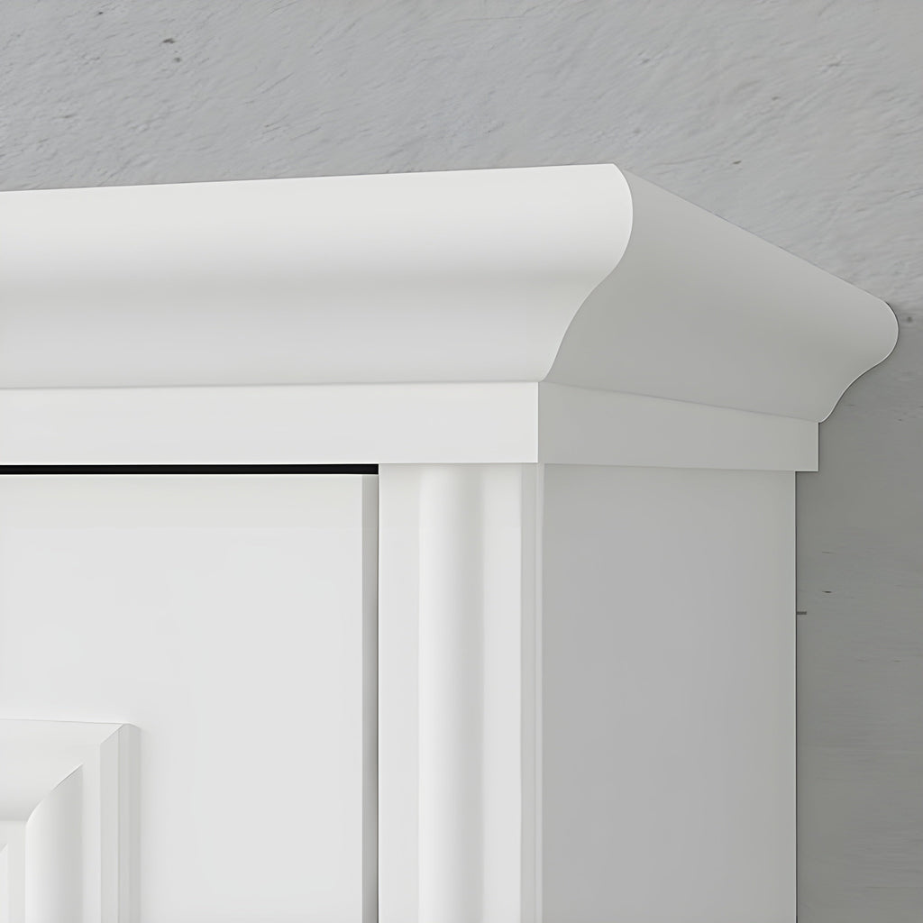 Queen Murphy Bed, Vertical, White by Leto Muro