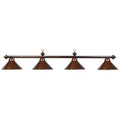 RAM Game Room 78" 4LT Billiard Light-Oil Rubbed Bronze PR78 ORB