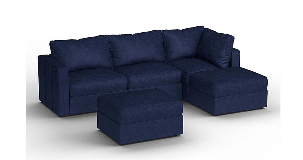 Lovesac – 5 Seats + 5 Sides Corded Velvet &amp; Lovesoft – Sapphire Navy - 1772608882667_314