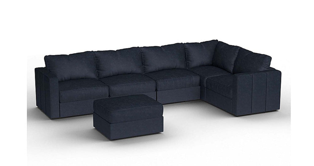 Lovesac – 6 Seats + 8 Sides Corded Velvet &amp; Lovesoft – Midnight Navy - 1772606919637_23