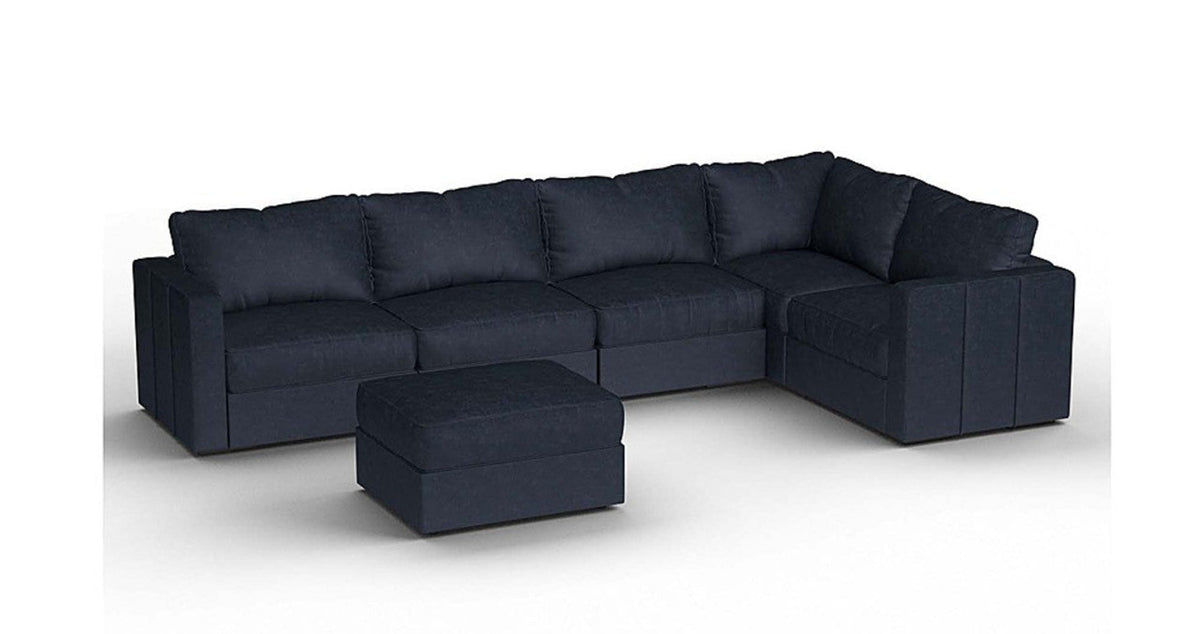 Lovesac – 6 Seats + 8 Sides Corded Velvet &amp; Standard Foam – Midnight Navy - 1772606815347_631