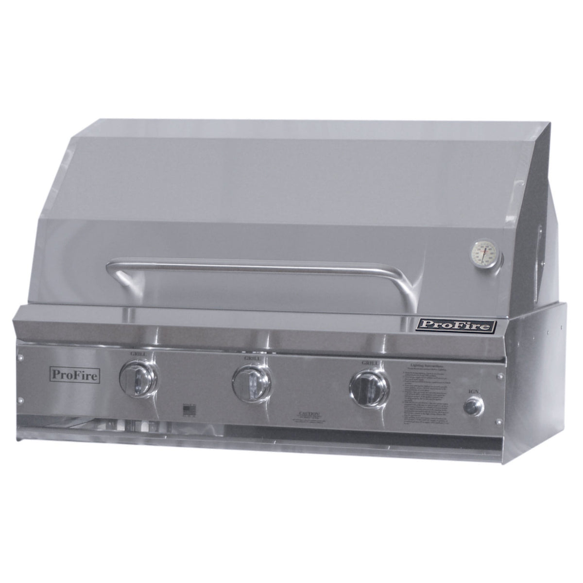 ProFire Briquette Series 36-Inch Built-In Grill Head - BQPF36G-P