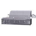 ProFire Briquette Series 48-Inch Built-In Infrared Hybrid Grill With Rotisserie & Double Side Burner - BQPF48RSIH-P