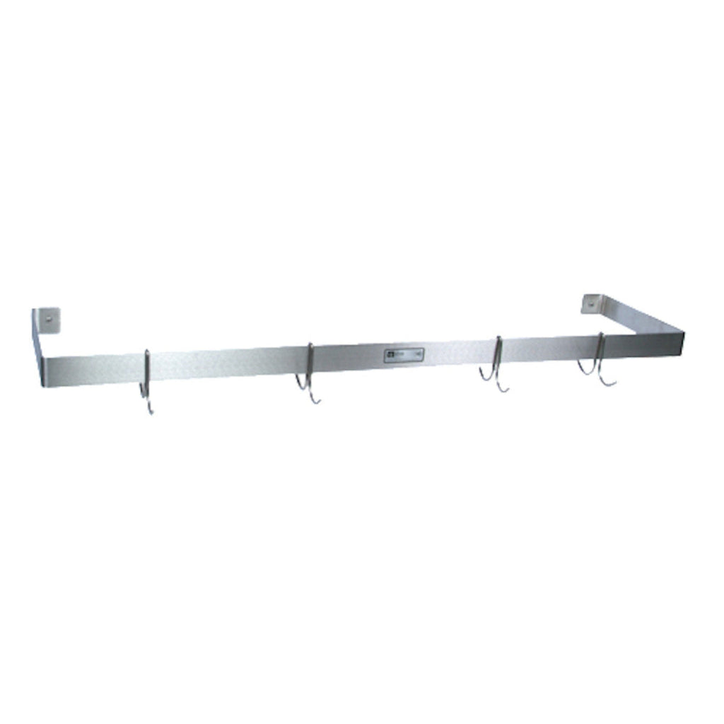 John Boos PRW15 Wall Mount 120" Single Bar Pot Rack - JBPRW15