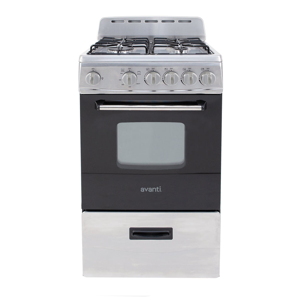 Avanti 20" Compact Gas Range Oven - GR2013CSS