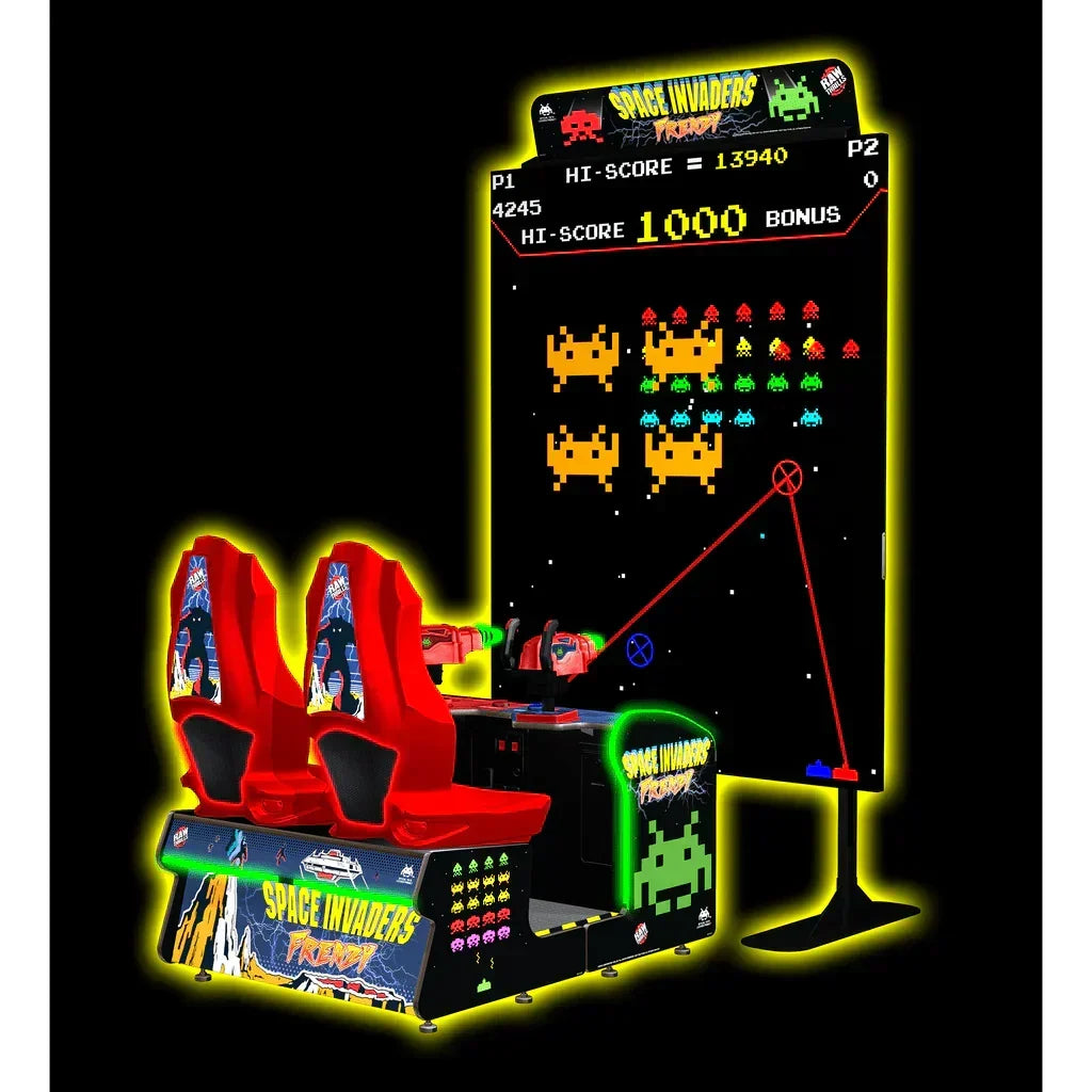 Raw Thrills Space Invaders Frenzy Arcade Game - 026547N