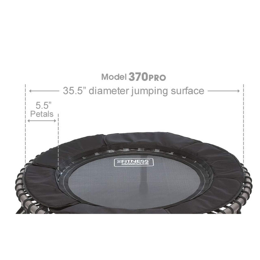 Disc-O-Bed JumpSport 370 PRO Indoor Heavy Duty 39-Inch Trampoline with Handle Bar Accessory - 250176