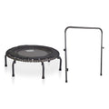 Disc-O-Bed JumpSport 370 PRO Indoor Heavy Duty 39-Inch Trampoline with Handle Bar Accessory - 250176