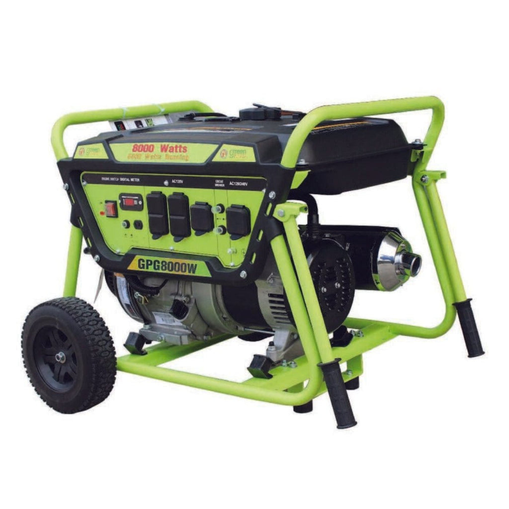 Green-Power America 8000/6500-Watt Gas Powered Portable Generator - GPG8000W