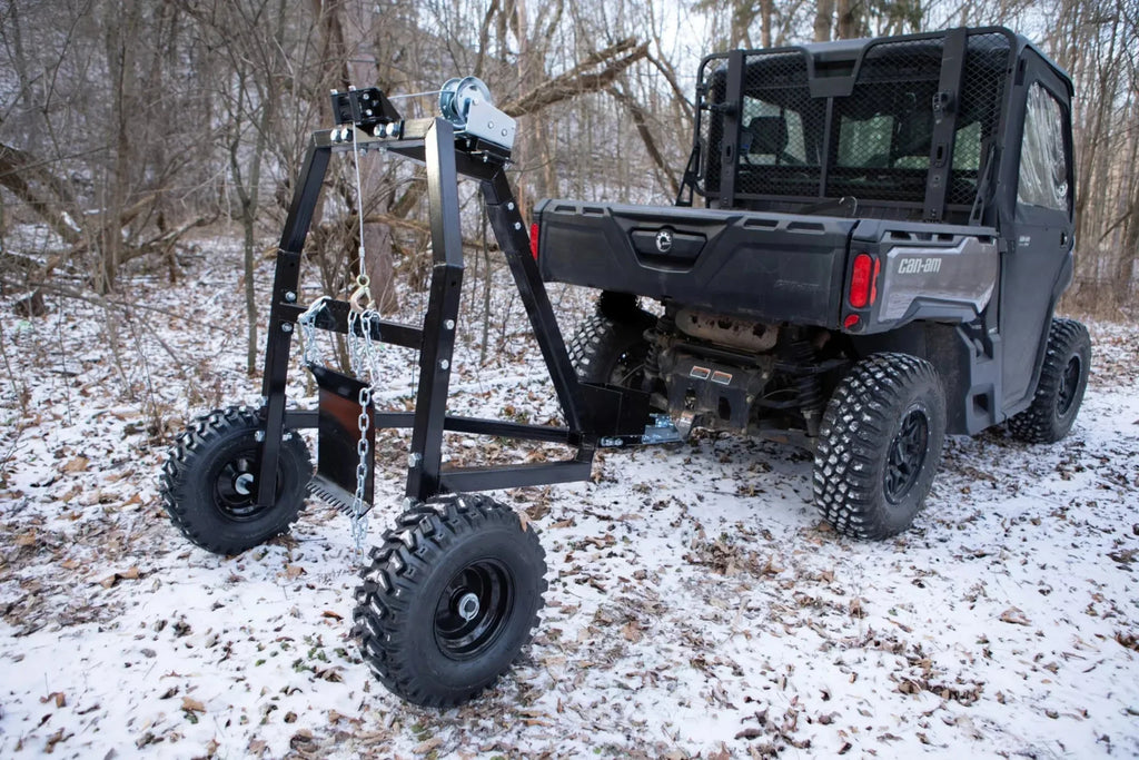 MotoAlliance Impact Implements Log Hauler 1500 Lbs Capacity with Manual Winch New - IP4424