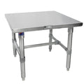 John Boos S16MS03 Open Base 30" Equipment Stand for Mixer and Slicer - JBS16MS03