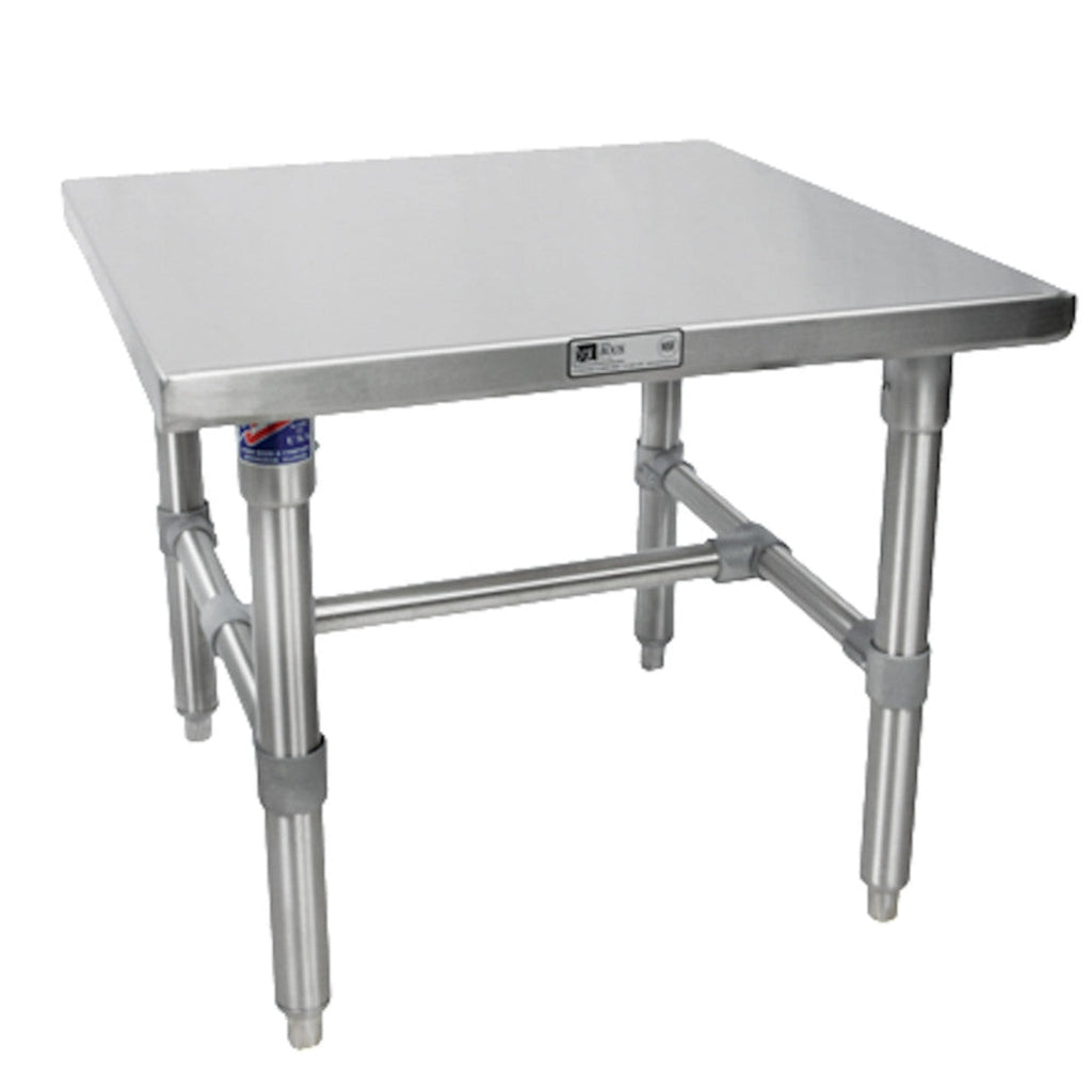 John Boos S16MS02 Open Base 24" Equipment Stand for Mixer or Slicer - JBS16MS02