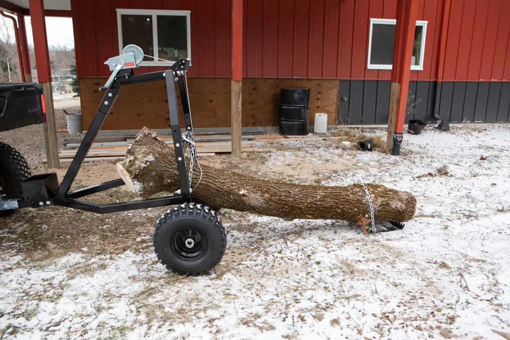MotoAlliance Impact Implements Log Hauler 1500 Lbs Capacity with Manual Winch New - IP4424