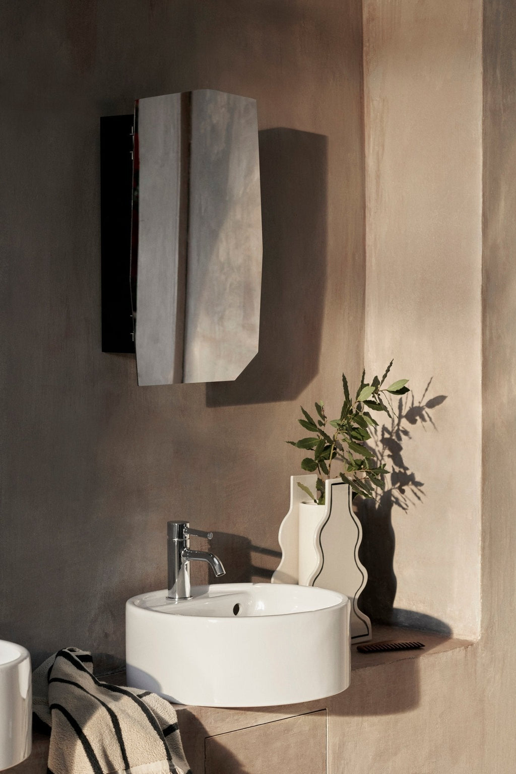 Ferm Living Shard Mirror Cabinet - 1104266984