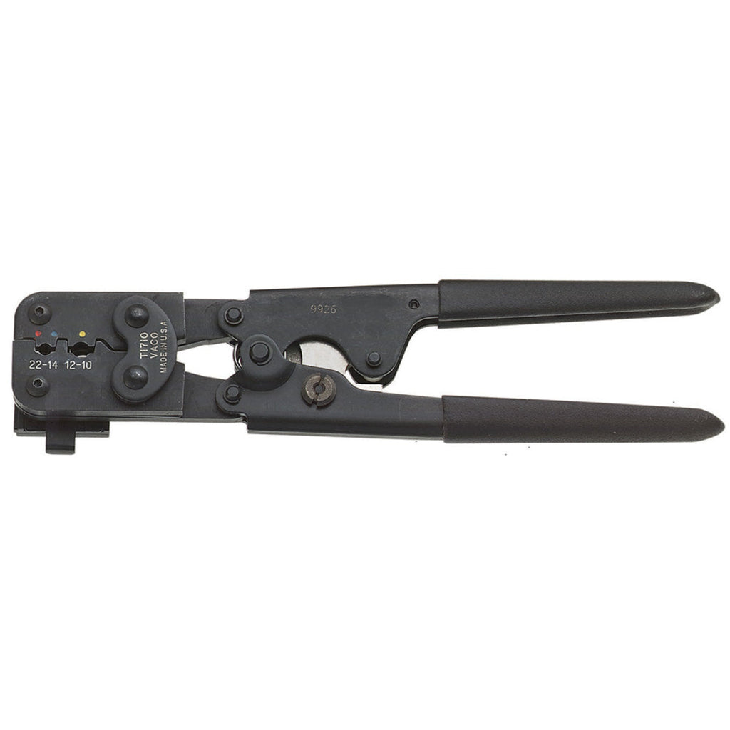 KLEIN TOOLS Compound Action Ratcheting Crimper - Insulated Terminals - T1710