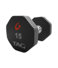 TAG Fitness 8 Sided Premium Ultrathane Dumbbell Set – 5lb-50lb - 1770026055027_104