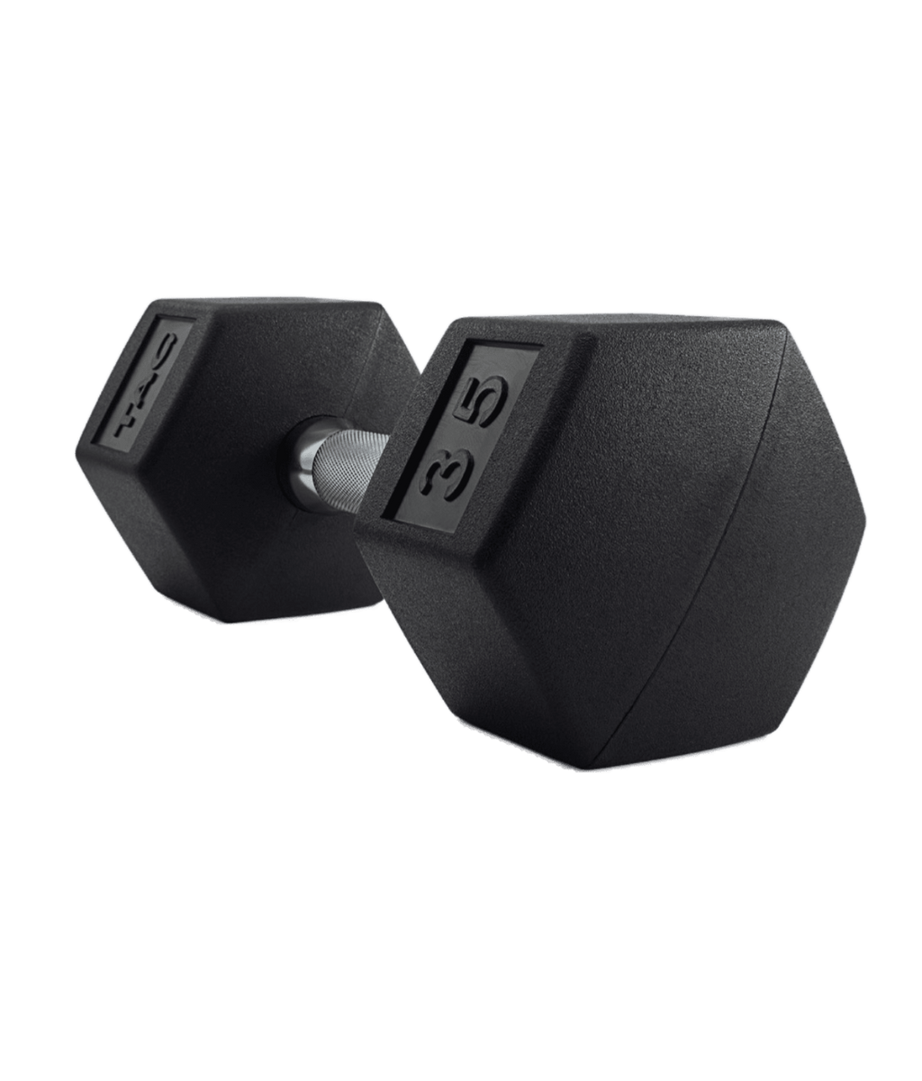 TAG Fitness Rubber Hex Dumbbell 5-50 Set - 1770026085320_419