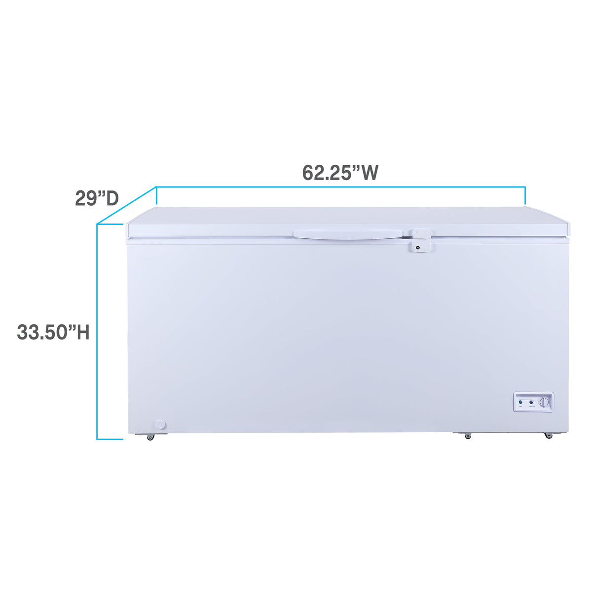 Avanti 17.2 cu. ft. Garage Ready Chest Freezer, White - CF171F0WA