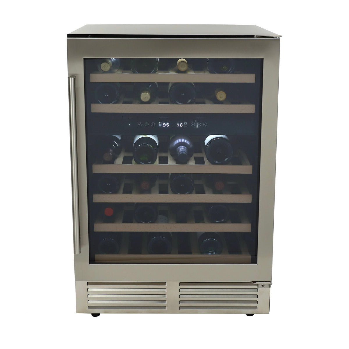 Avanti DESIGNER Series Dual-Zone Wine Cooler, 46 Bottle Capacity - WCD46DZ3S