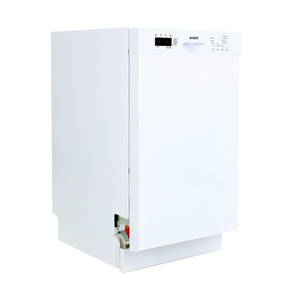 Avanti 18" Built In Dishwasher - DWF18V0W
