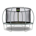 Upper Bounce Moxie™ 14 Ft Pumpkin-Shaped Outdoor Trampoline Set with Premium Top-Ring Frame Safety Enclosure - Mxsf03-14-Gr