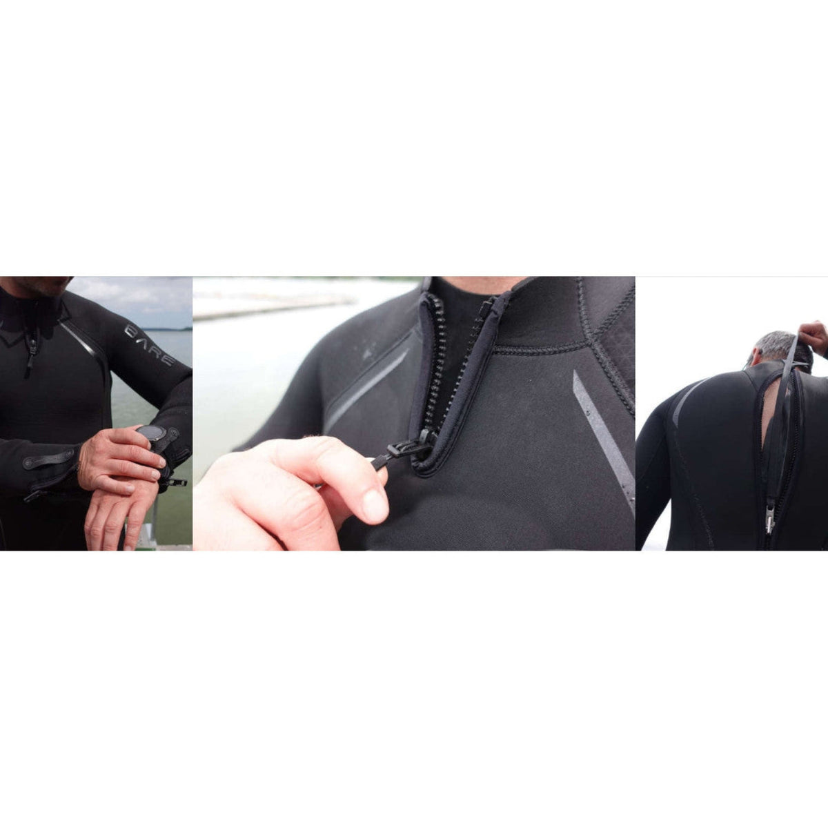 Zeagle Bare 7mm Mens Reactive OMNIRED Ful Wetsuit - WET464 02-SM-BLK