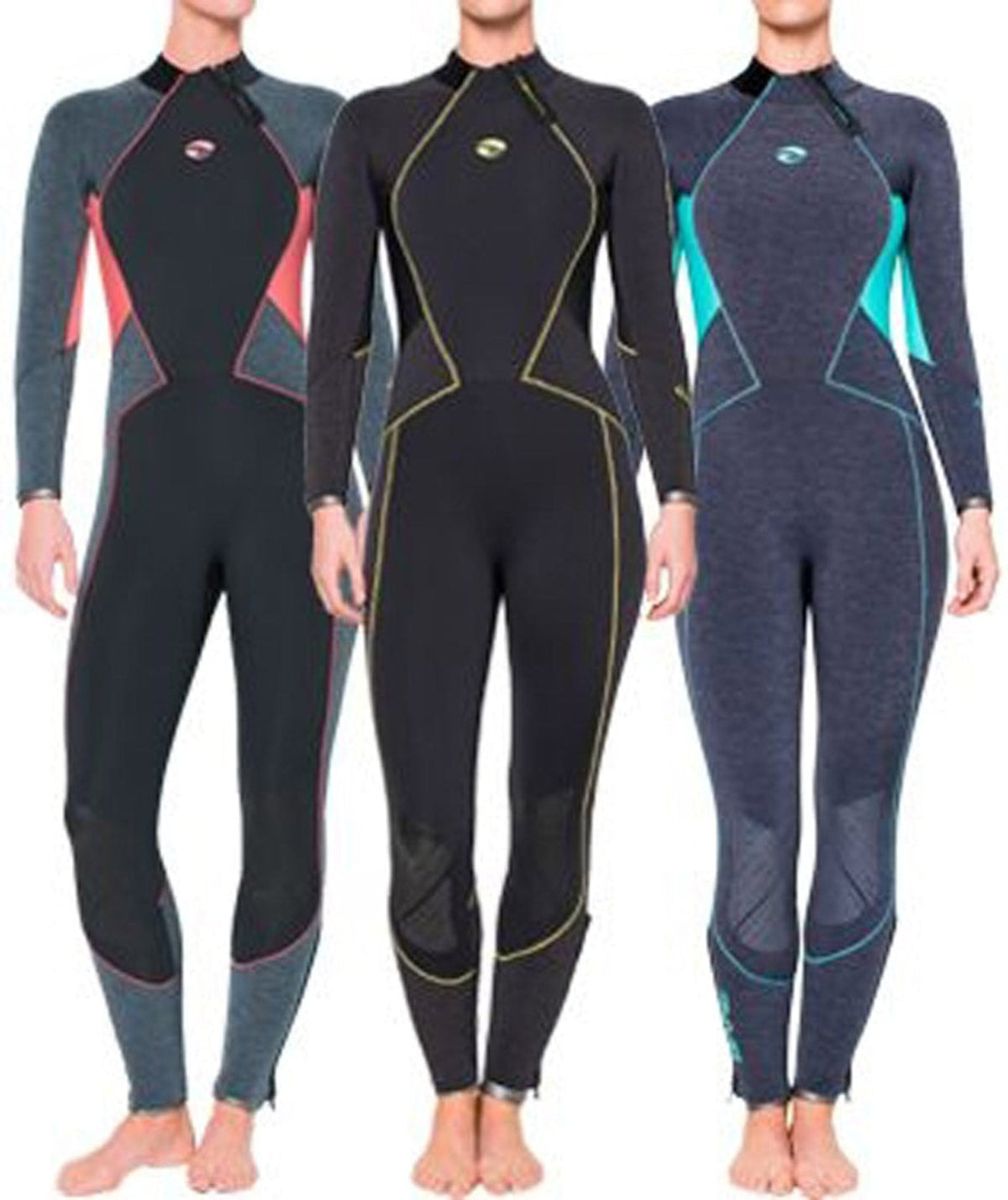 Zeagle Bare 7mm Evoke Full Wetsuit - WET311 08PLS-AQU
