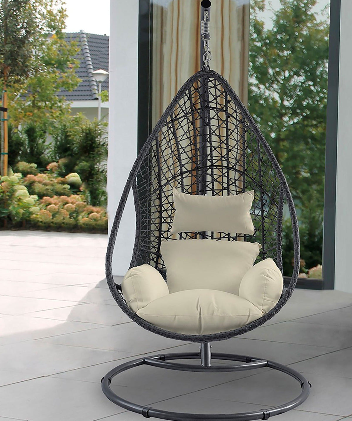 Whiteline Modern Living Bravo Outdoor Egg Chair - EG1684