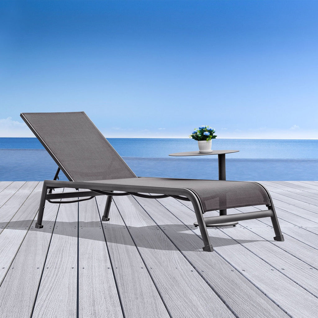 Whiteline Mods - Sunset Outdoor Chaise CL1568 - CL1568-TAU