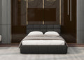 Whiteline Modern Living Owen Queen Bed in Dark Grey Color - BQ2010F-DGRY