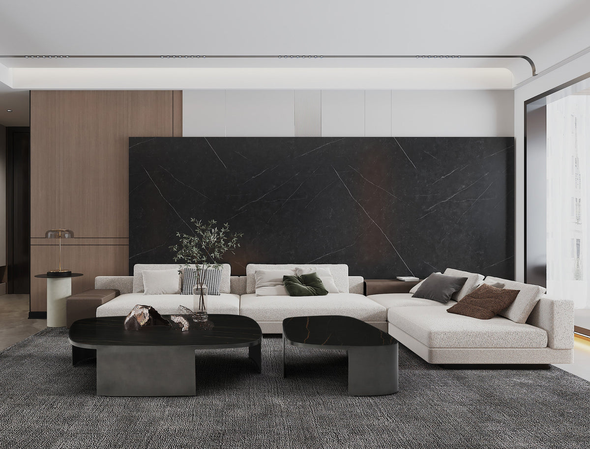 Whiteline Modern Living Tori Large Coffee Table in Black Color - CT1895L-BLK