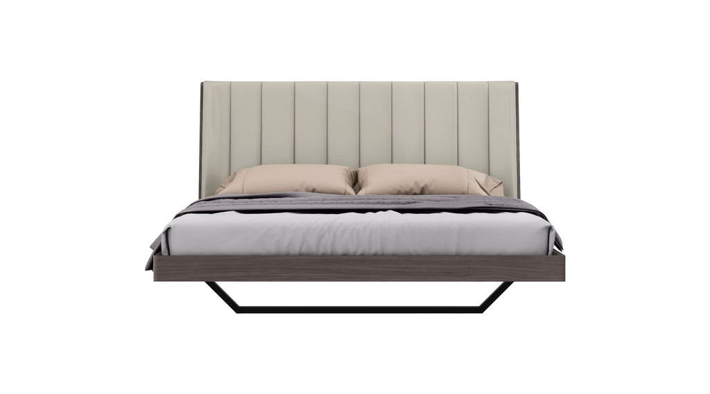 Whiteline Mods -  Berlin Bed King - BK1754-CNUT/LGRY