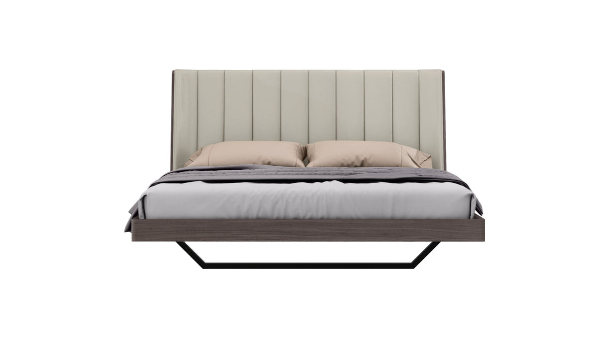 Whiteline Mods -  Berlin Bed King - BK1754-CNUT/LGRY