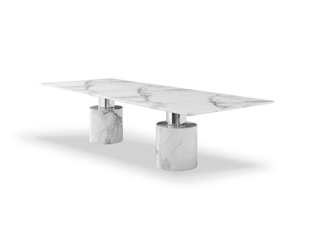 Whiteline Modern Living Geneva Large Dining Table - DT1640XL