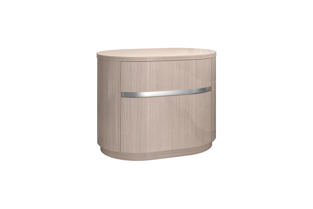 Whiteline Modern Living Waves Nightstand - NS1753