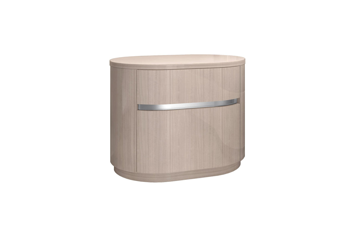Whiteline Modern Living Waves Nightstand - NS1753